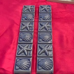 Two bars of handmade ceramic tile